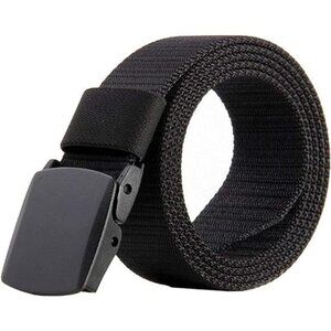 Nylon Canvas Breathable Military Tactical Men Waist Belt With Plastic Buckle